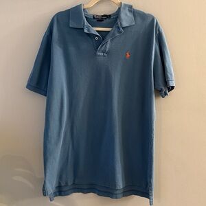 Y2K Polo Ralph Lauren Blue Polo – Size L